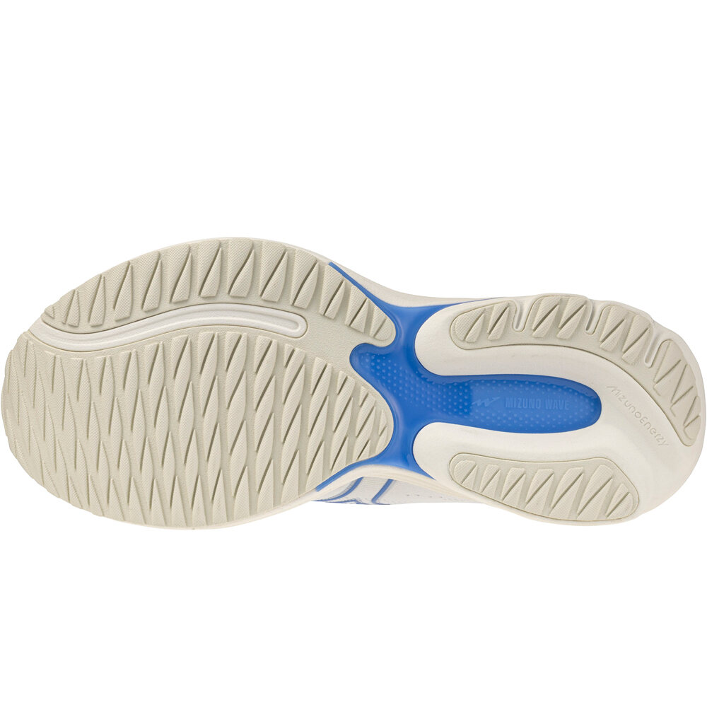 Mizuno zapatilla running mujer WAVE ULTIMA 17 BLANCO vista trasera