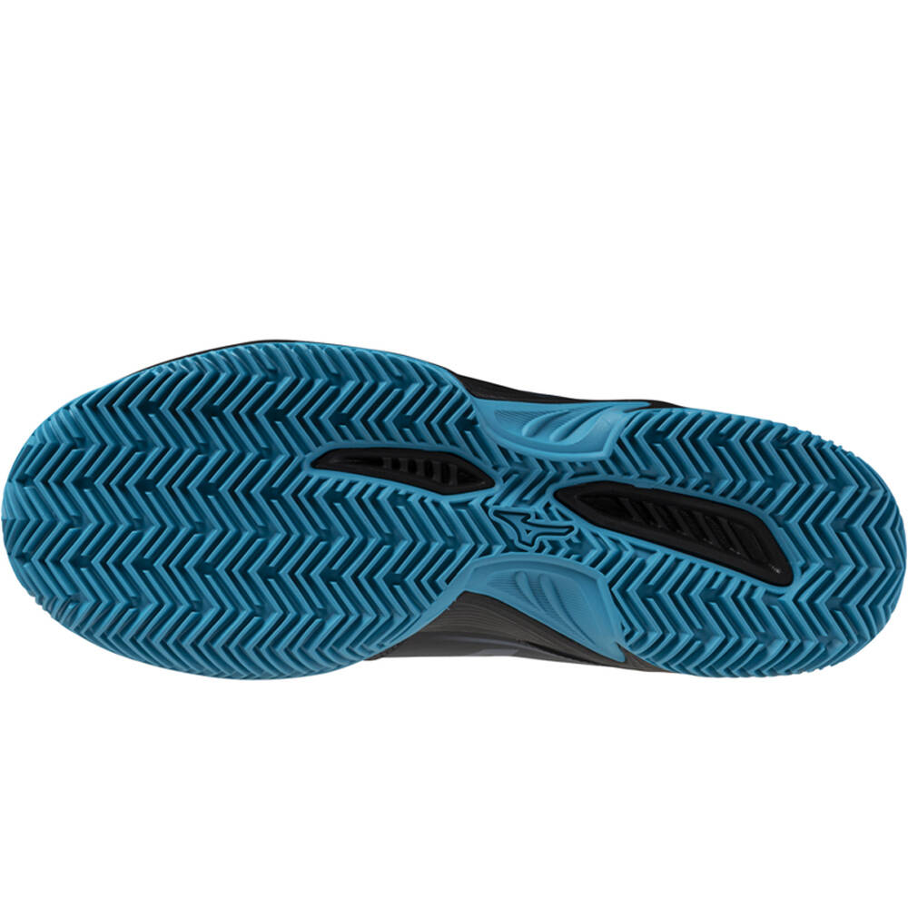 Mizuno Zapatillas Padel Hombre BREAK SHOT 5 PADEL NERO NEGRO lateral interior