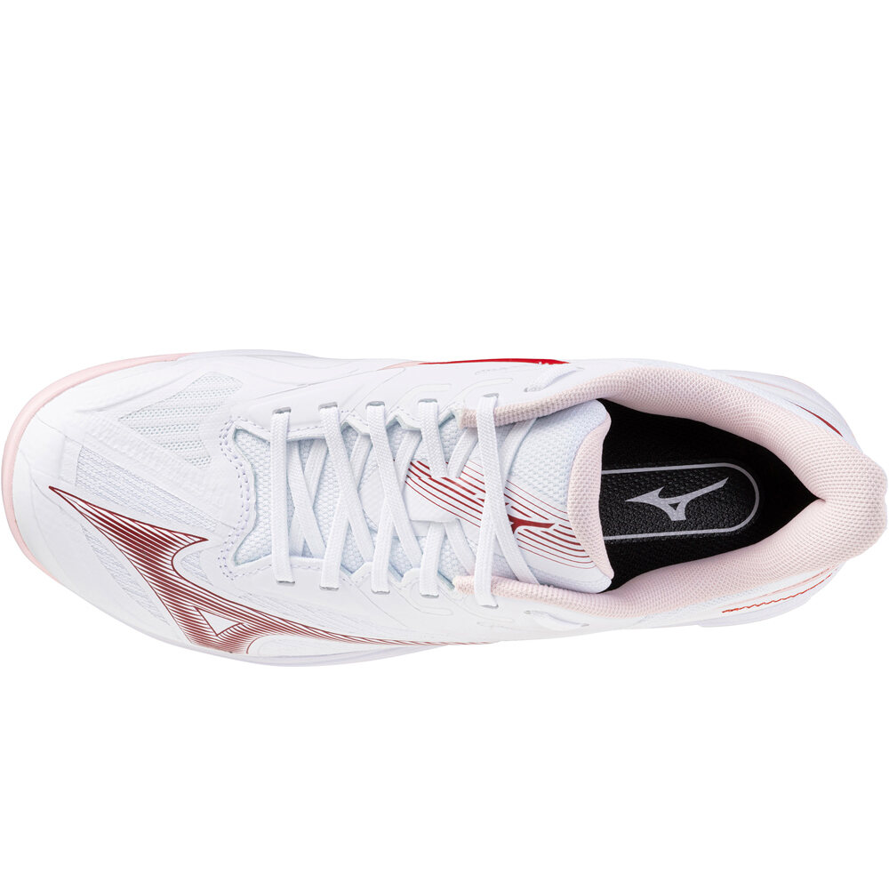 Mizuno Zapatillas Padel Mujer WAVE EXCEED COURT CC BLANCO vista superior