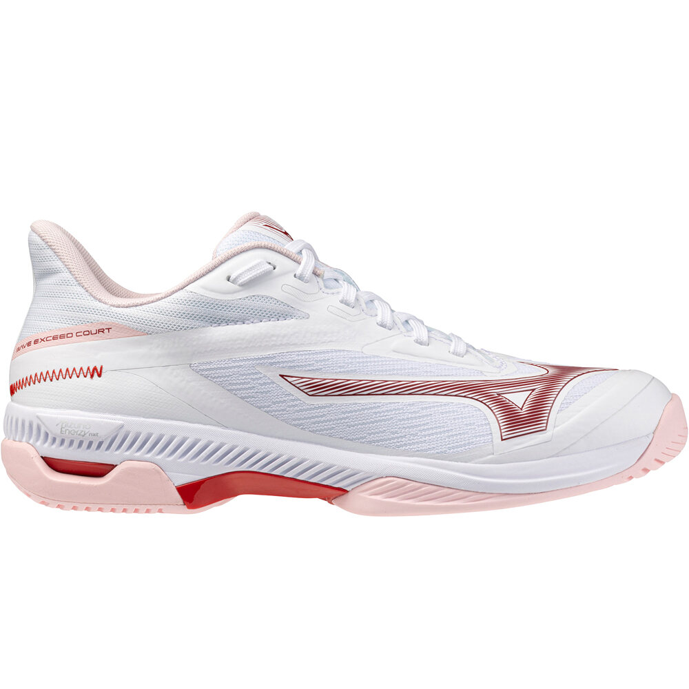 Mizuno Zapatillas Tenis Mujer WAVE EXCEED COURT AC BLANCO lateral exterior