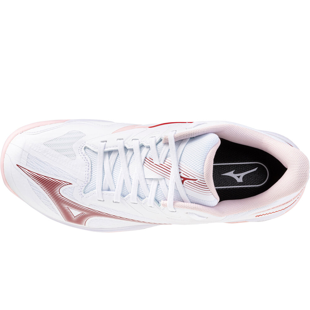 Mizuno Zapatillas Tenis Mujer WAVE EXCEED COURT AC BLANCO vista superior