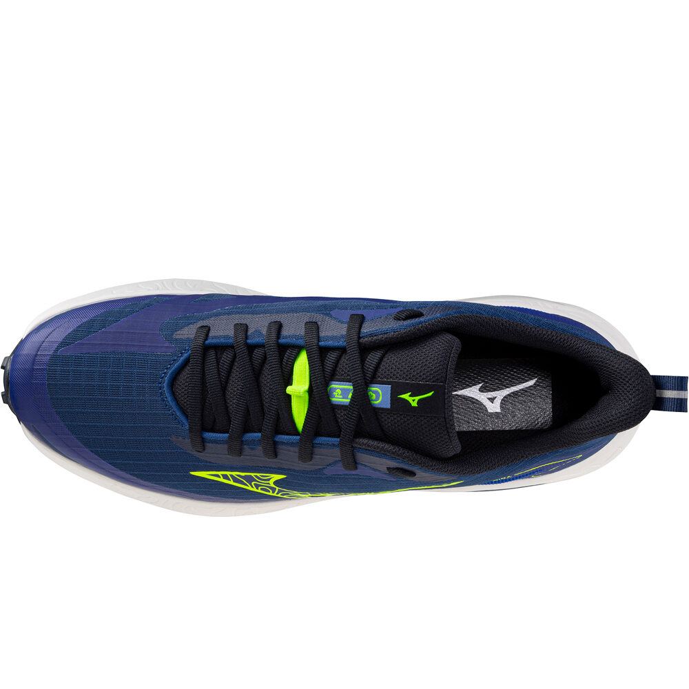 Mizuno zapatillas trail hombre NEO LUMINA AZUL vista superior