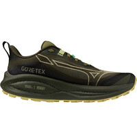 Mizuno zapatillas trail mujer NEO DAICHI 10 GORE-TEX VERDE lateral interior