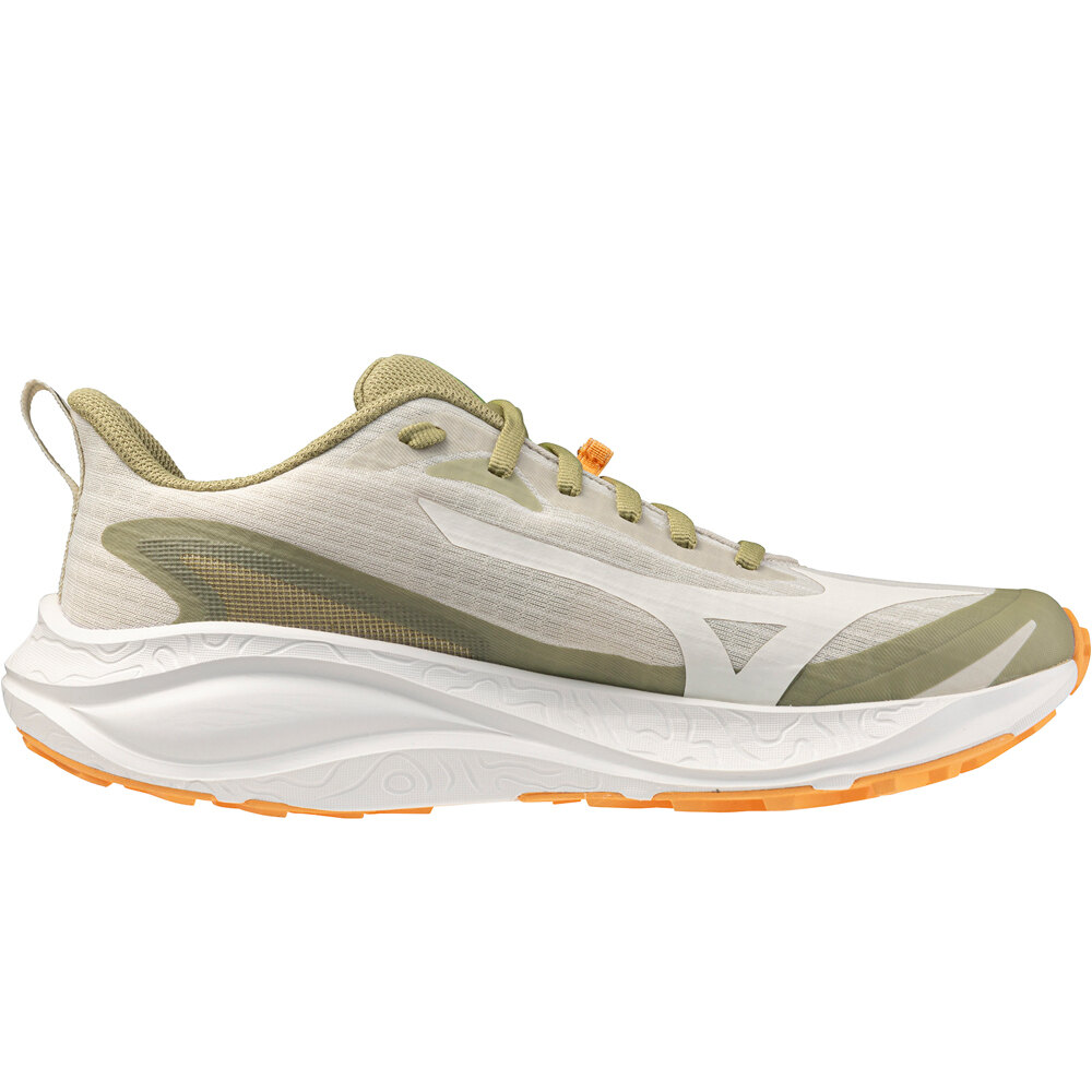 Mizuno zapatillas trail mujer NEO LUMINA GRIS lateral interior