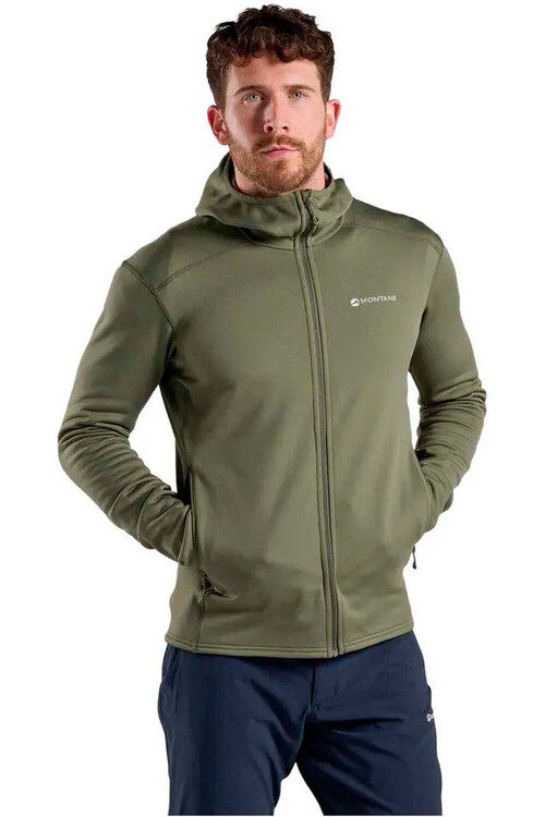 Montane forro polar hombre FURY LITE VERDE