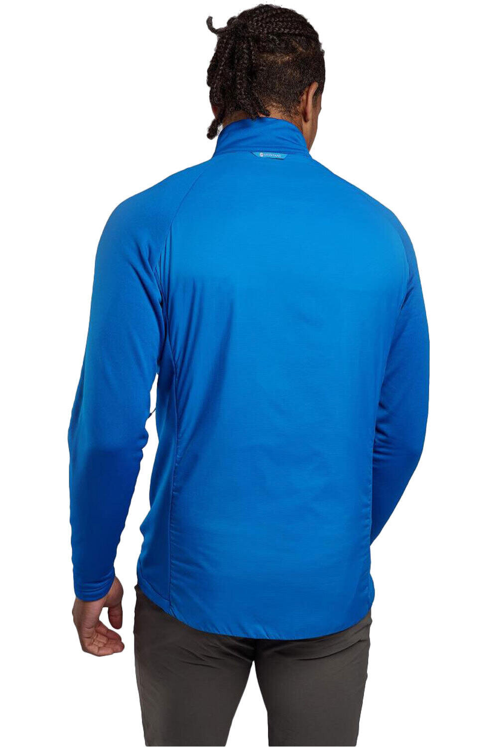 Montane forro polar hombre SIROCCO LITE AZUL vista trasera