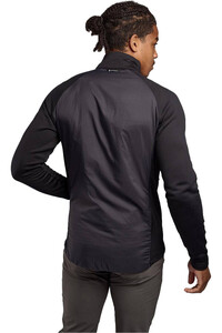 Montane forro polar hombre SIROCCO LITE NEGRO vista trasera