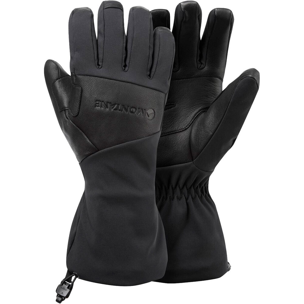 Montane guantes montaña SUPERCELL NEGRO vista frontal