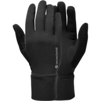 Montane guantes running TRAIL LITE NEGRO vista frontal