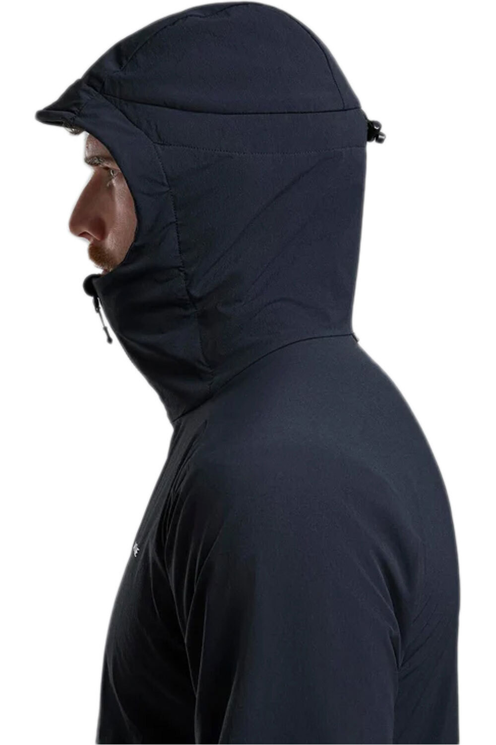 Montane Sudaderas Montaña Hombre KHAMSIN NEGRO vista trasera