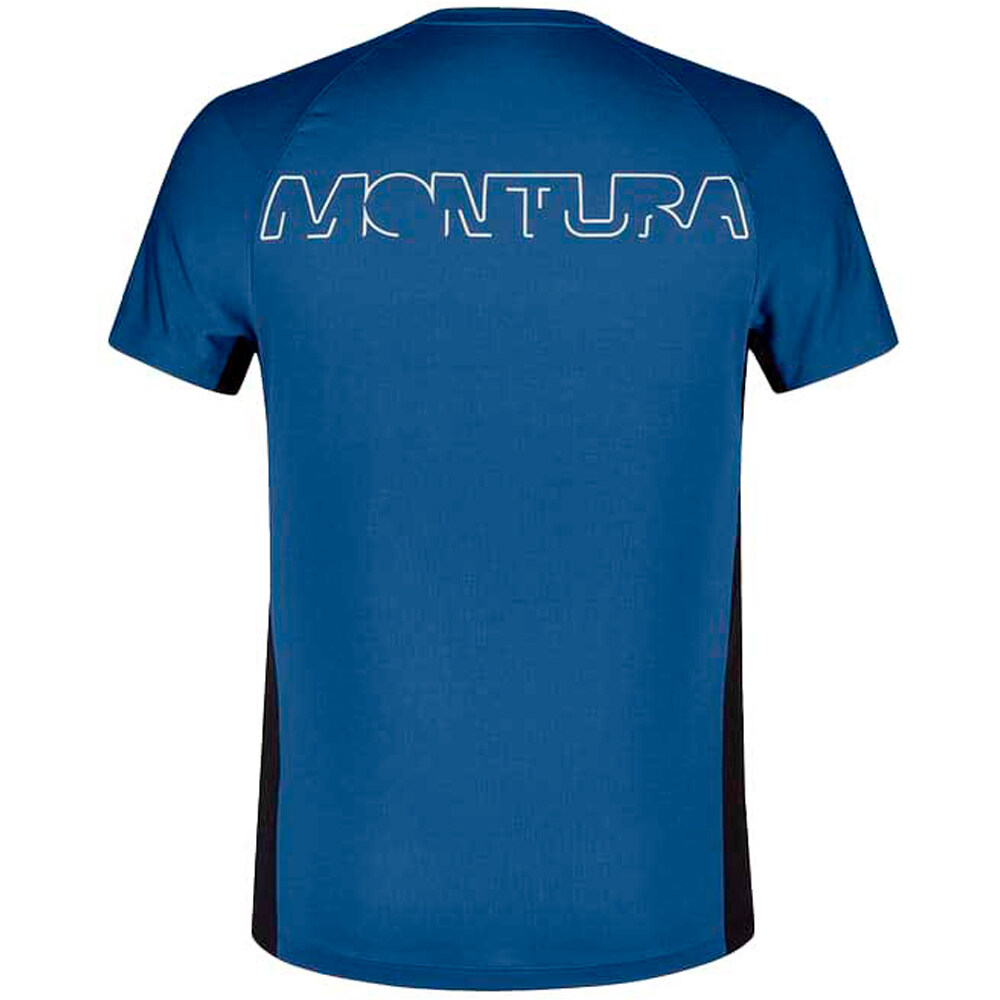 Montura camiseta montaña manga corta hombre JOIN AZUL vista trasera