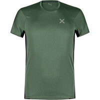 Montura camiseta montaña manga corta hombre JOIN VERDE vista frontal