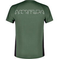 Montura camiseta montaña manga corta hombre JOIN VERDE vista trasera