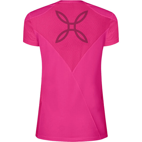 Montura camiseta montaña manga corta mujer DELTA MIX ROSA