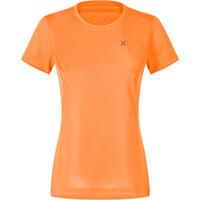 Montura camiseta montaña manga corta mujer JOIN NARANJA vista frontal