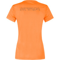 Montura camiseta montaña manga corta mujer JOIN NARANJA vista trasera