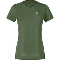 Montura camiseta montaña manga corta mujer JOIN VERDE vista frontal