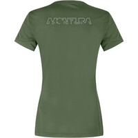 Montura camiseta montaña manga corta mujer JOIN VERDE vista trasera