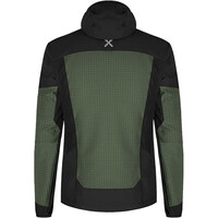 Montura chaqueta impermeable hombre SEED VERDE vista trasera
