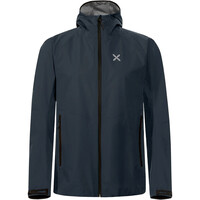 Montura chaqueta impermeable hombre SHELTER JACKET AZUL vista frontal