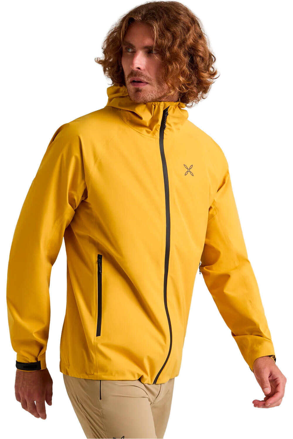 Montura chaqueta impermeable hombre SHELTER JACKET VERDE vista detalle