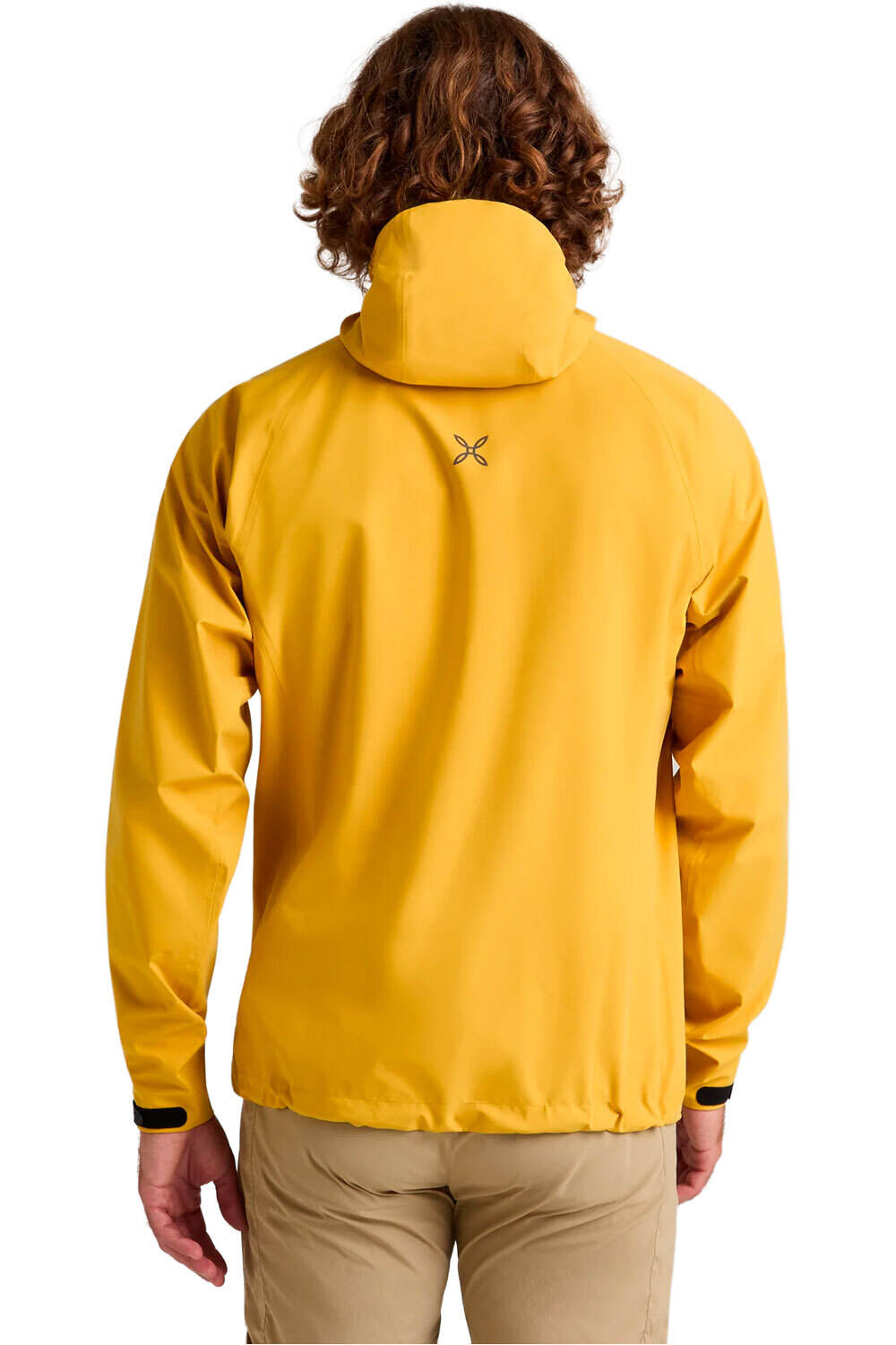Montura chaqueta impermeable hombre SHELTER JACKET VERDE vista trasera