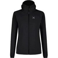 Montura chaqueta impermeable mujer SEED NEGRO vista frontal