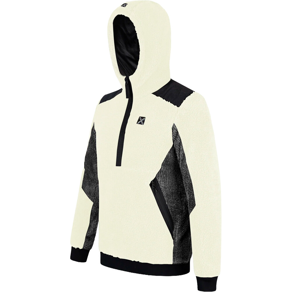 Montura forro polar hombre NOMAD 2 MAGLIA MARRON vista detalle