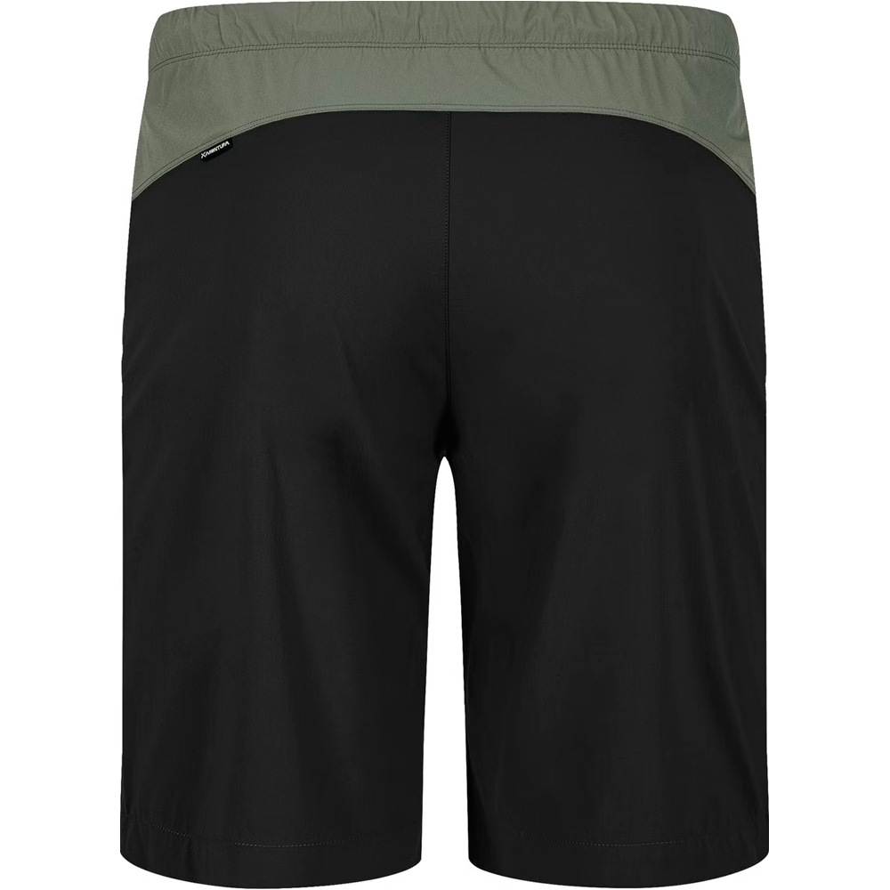 Montura pantalón corto montaña hombre FALCADE VERDE vista trasera