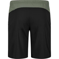 Montura pantalón corto montaña hombre FALCADE VERDE vista trasera