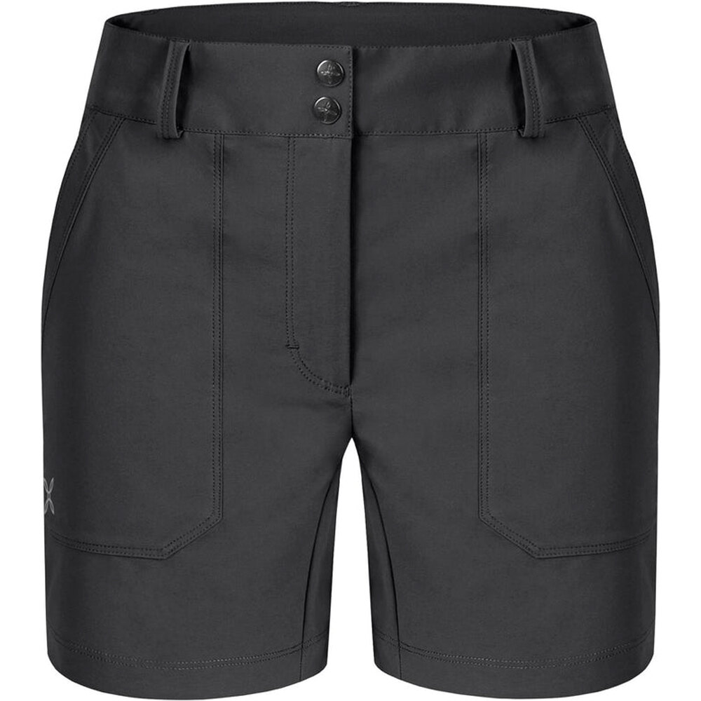 Montura pantalón corto montaña mujer SARZANA GRIS vista frontal