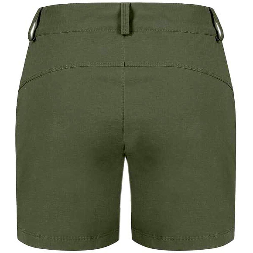 Montura pantalón corto montaña mujer SARZANA VERDE vista trasera