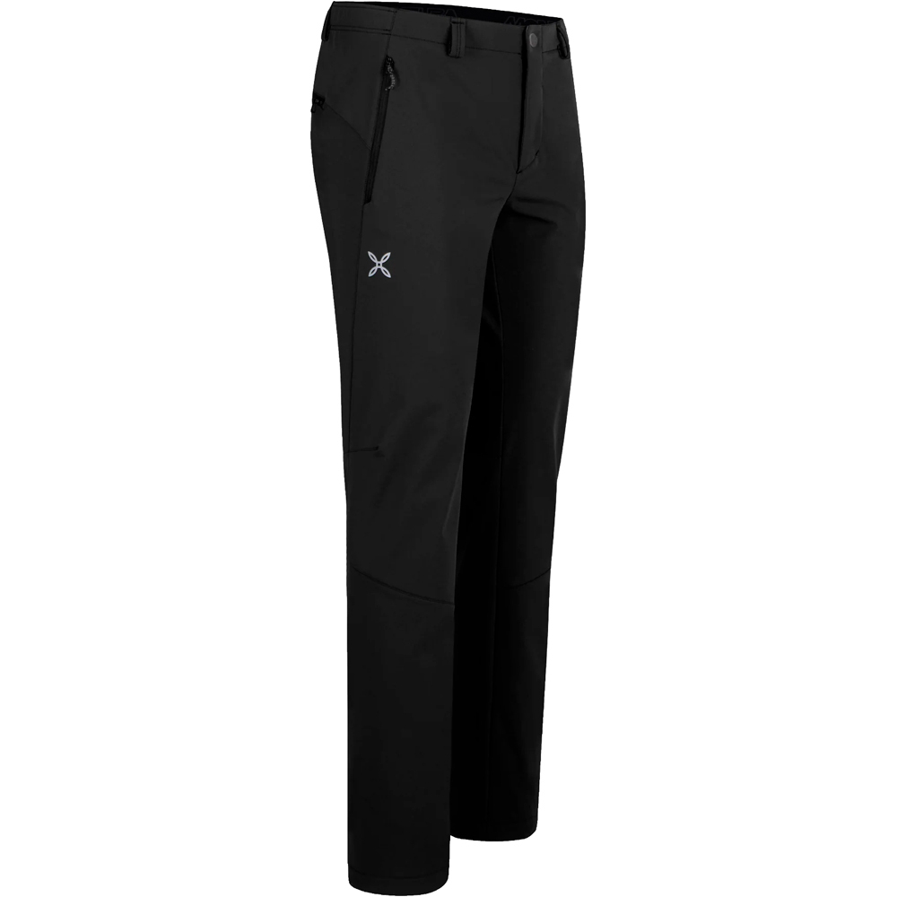 Montura pantalón montaña hombre BREEZE PANTS NEGRO vista detalle