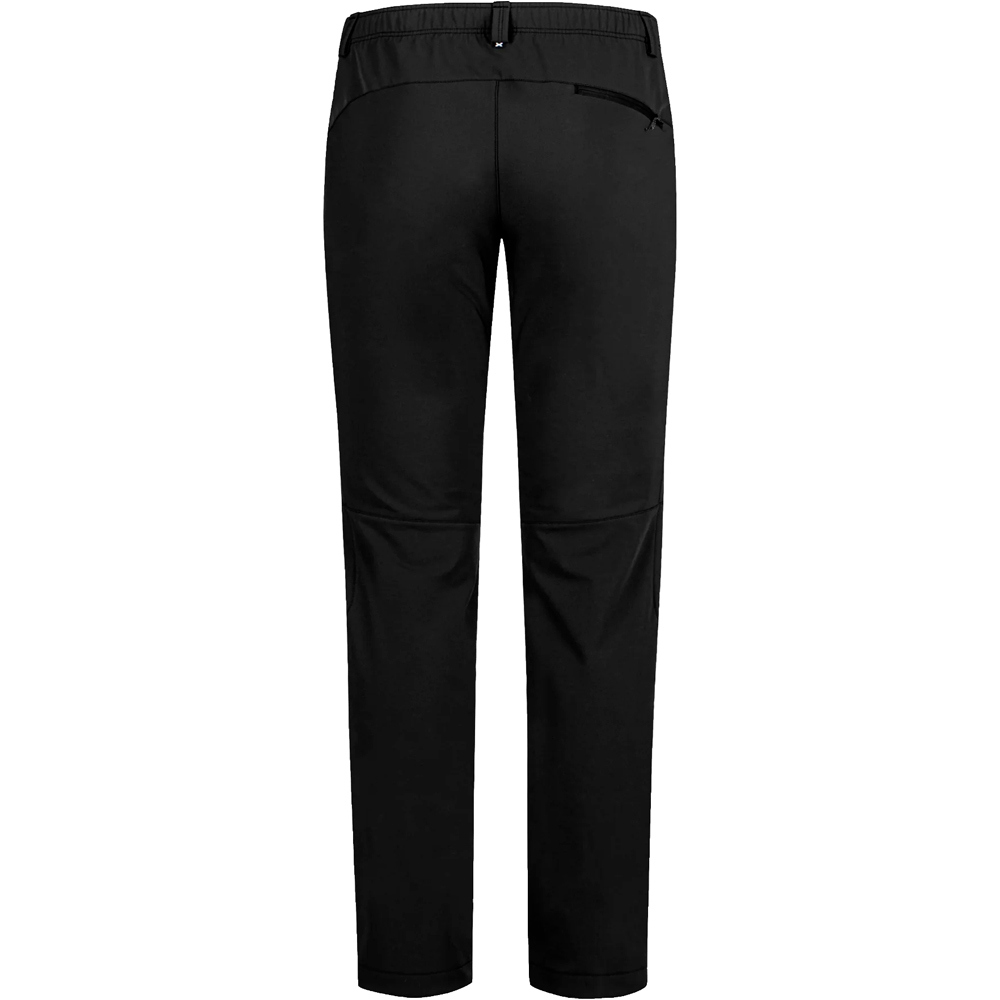 Montura pantalón montaña hombre BREEZE PANTS NEGRO vista trasera