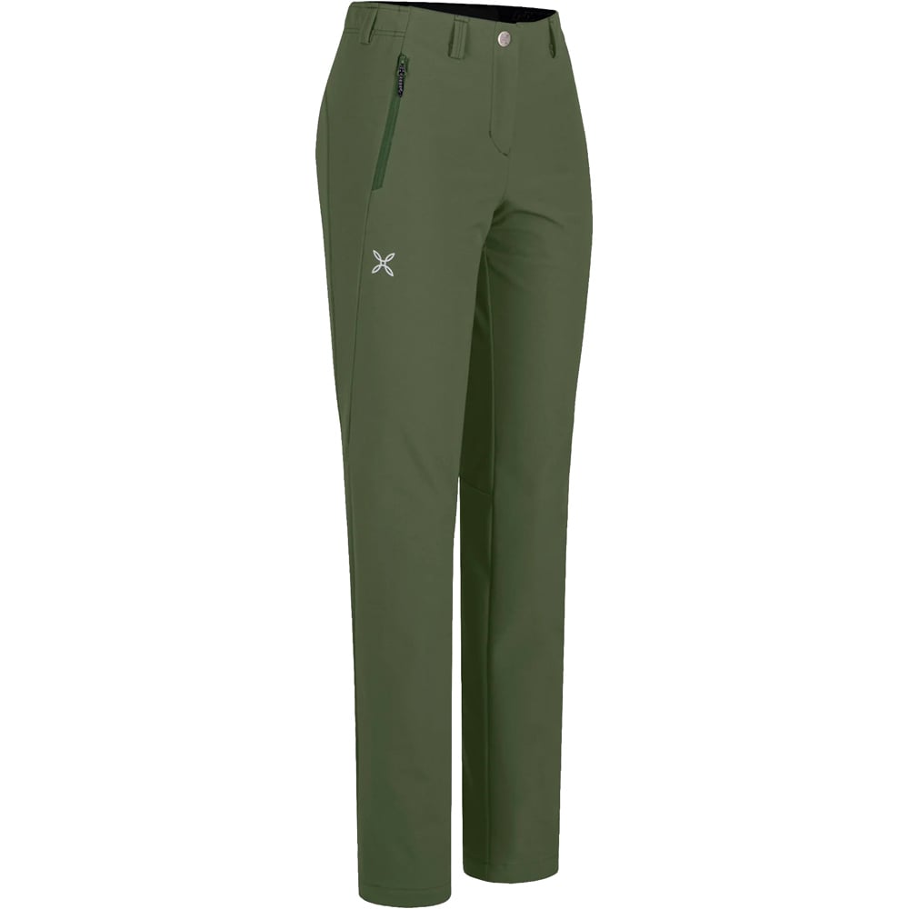 Montura pantalón montaña mujer GROOVE PANTS WOMAN VERDE vista detalle