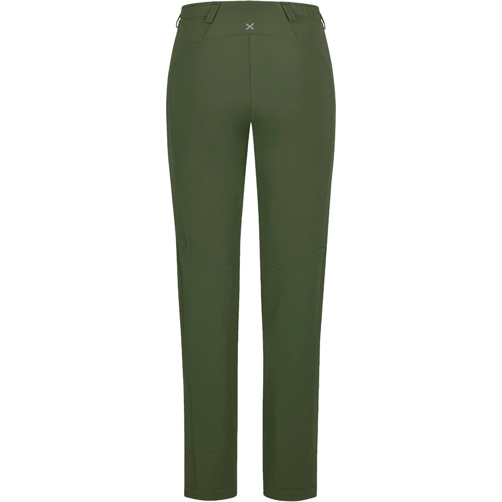 Montura pantalón montaña mujer GROOVE PANTS WOMAN VERDE vista trasera