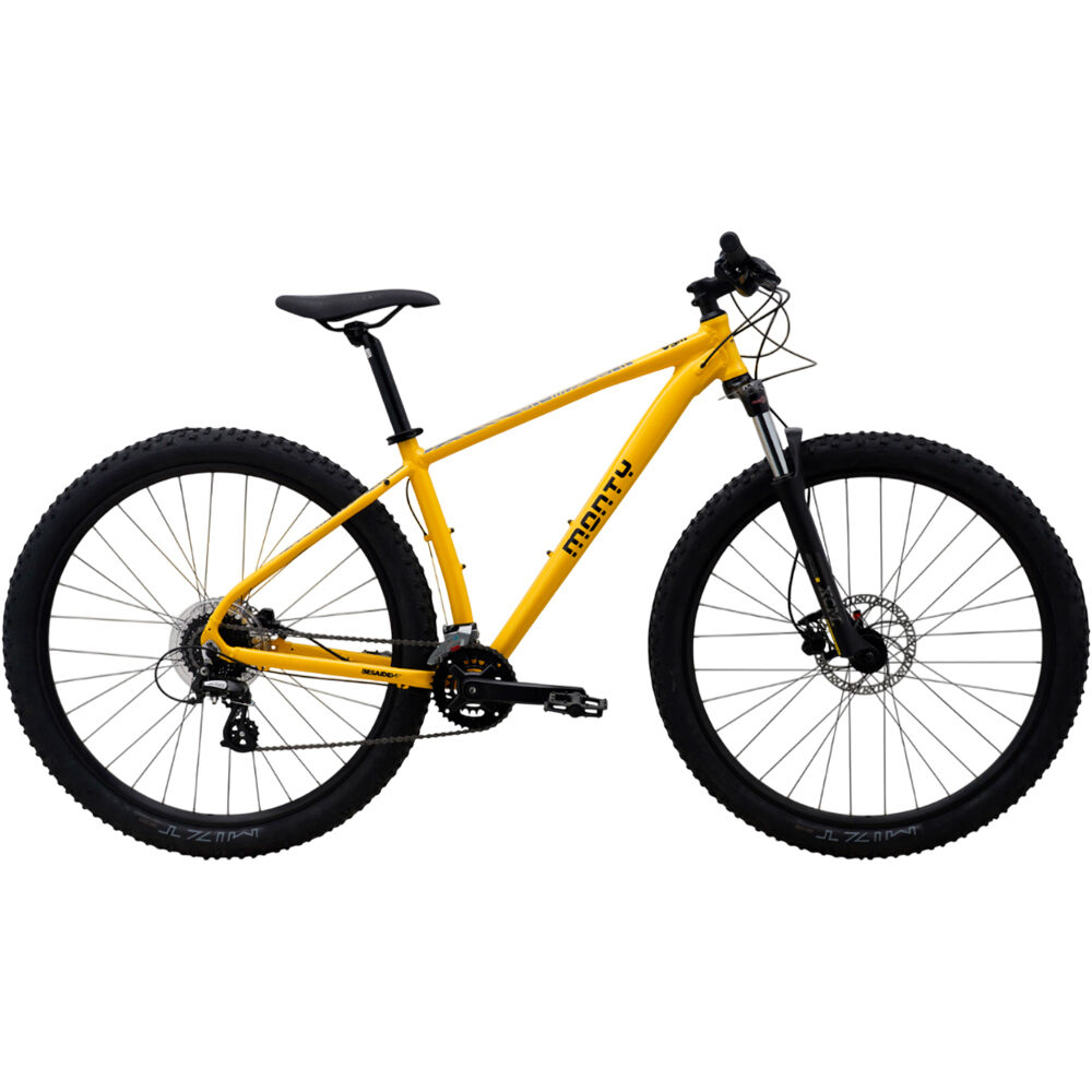 Monty bicicletas de montaña BESAIDE M3 AMARILLO vista frontal