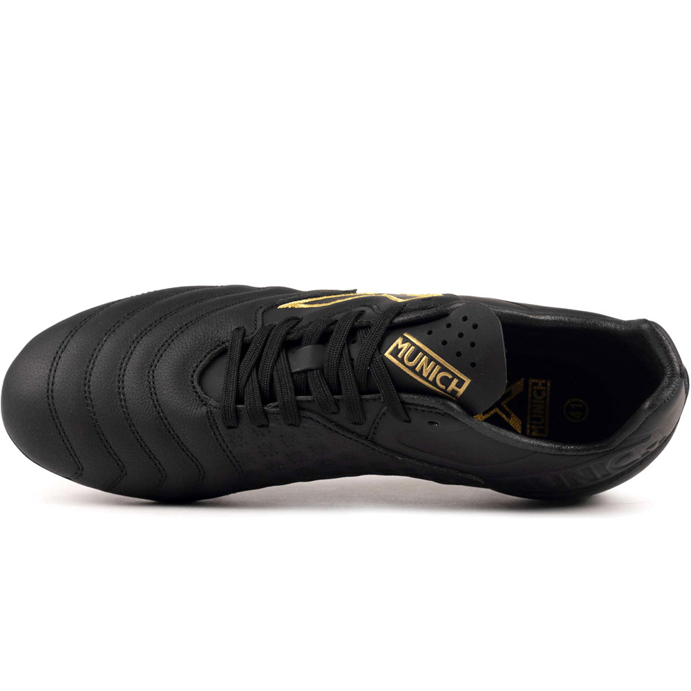 Munich botas de futbol cesped artificial MARACANA AG NEGRO vista trasera