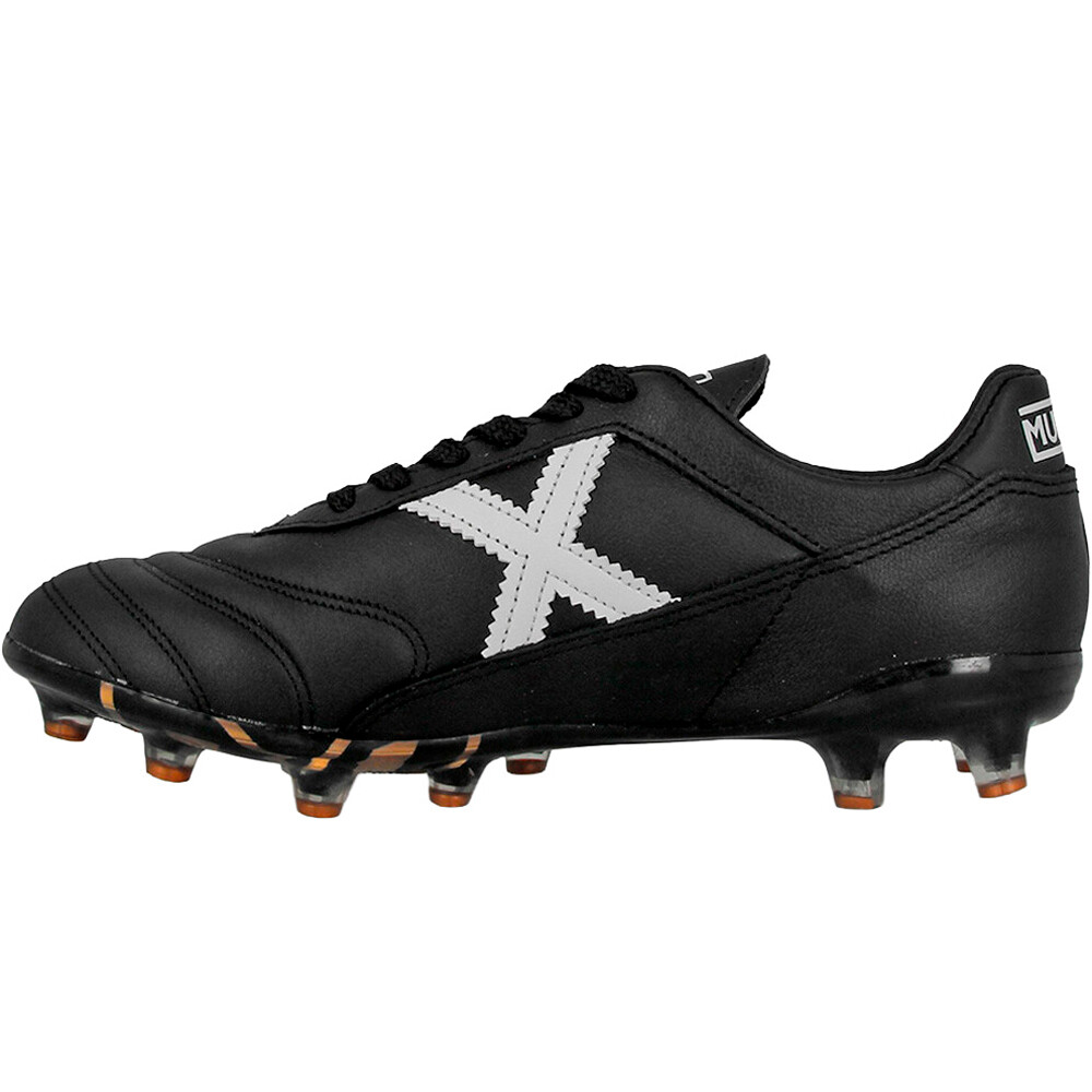 Munich botas de futbol cesped artificial MUNDIAL 2.0 FG NEGRO lateral interior