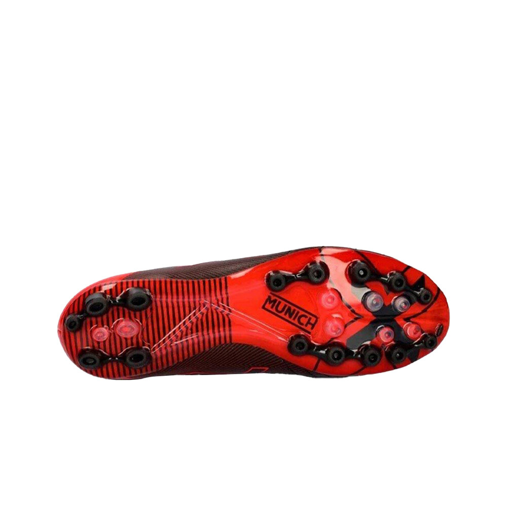 Munich botas de futbol niño cesped artificial ARENGA AG NEGRO puntera