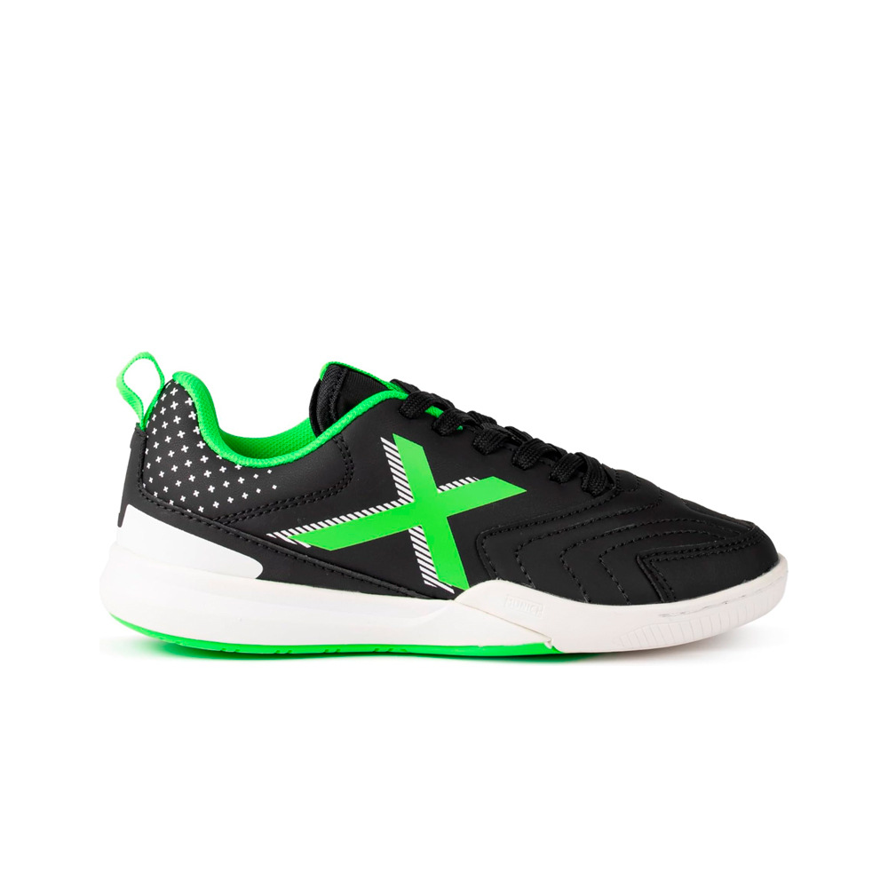 Munich botas fútbol sala niño RONDITO NEGRO lateral exterior