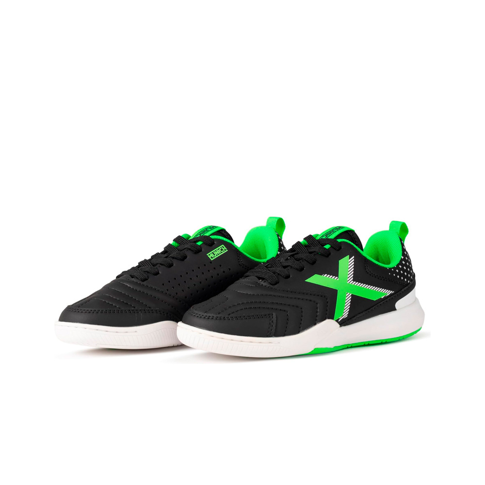 Munich botas fútbol sala niño RONDITO NEGRO lateral interior