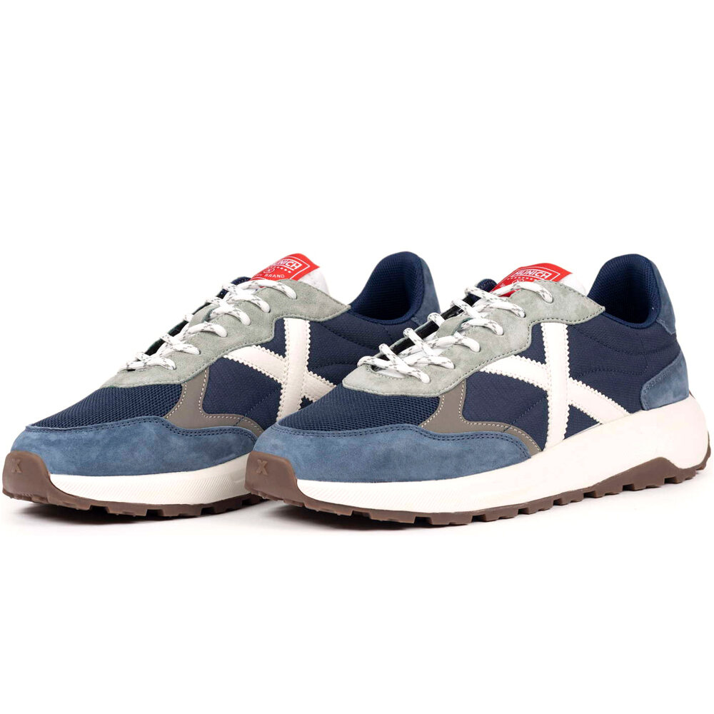 Munich zapatilla moda hombre BABEL 14 AZUL lateral interior