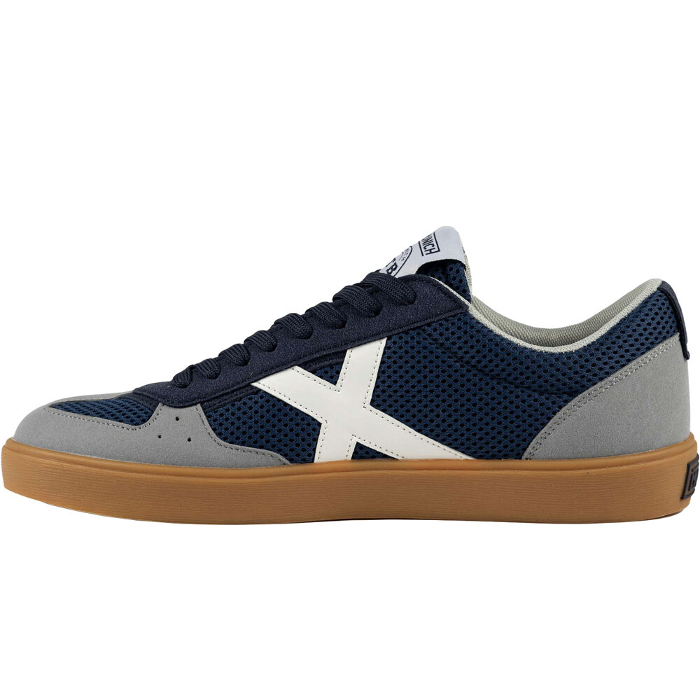 Munich zapatilla moda hombre BREAK 40 AZUL lateral interior