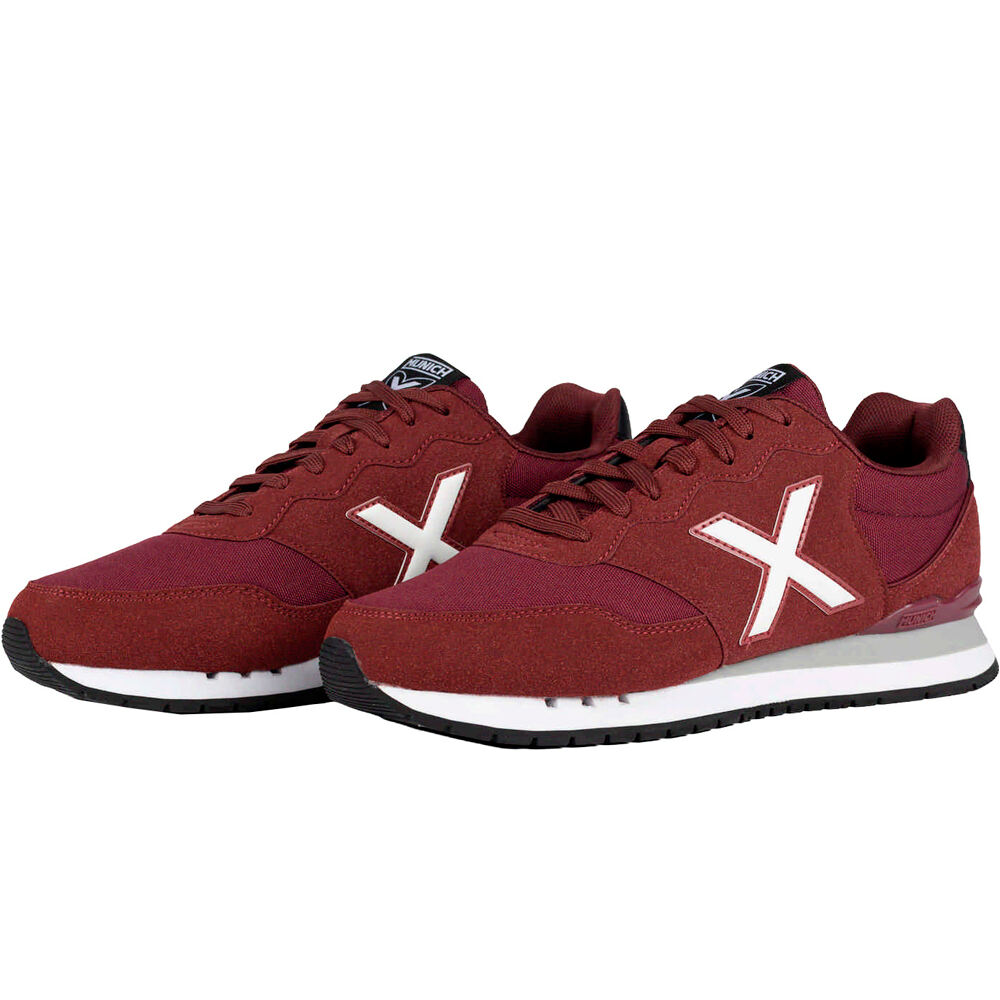 Munich zapatilla moda hombre DASH 2.0 287 ROJO lateral interior