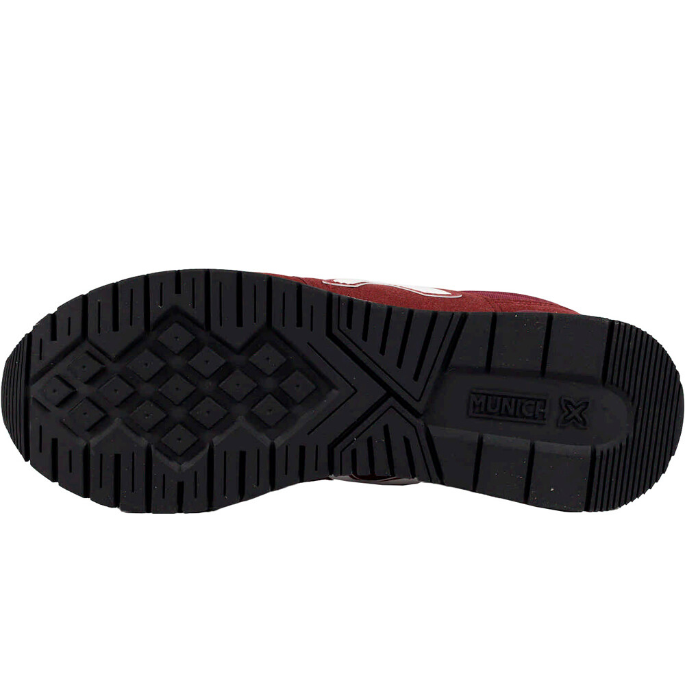 Munich zapatilla moda hombre DASH 2.0 287 ROJO vista trasera