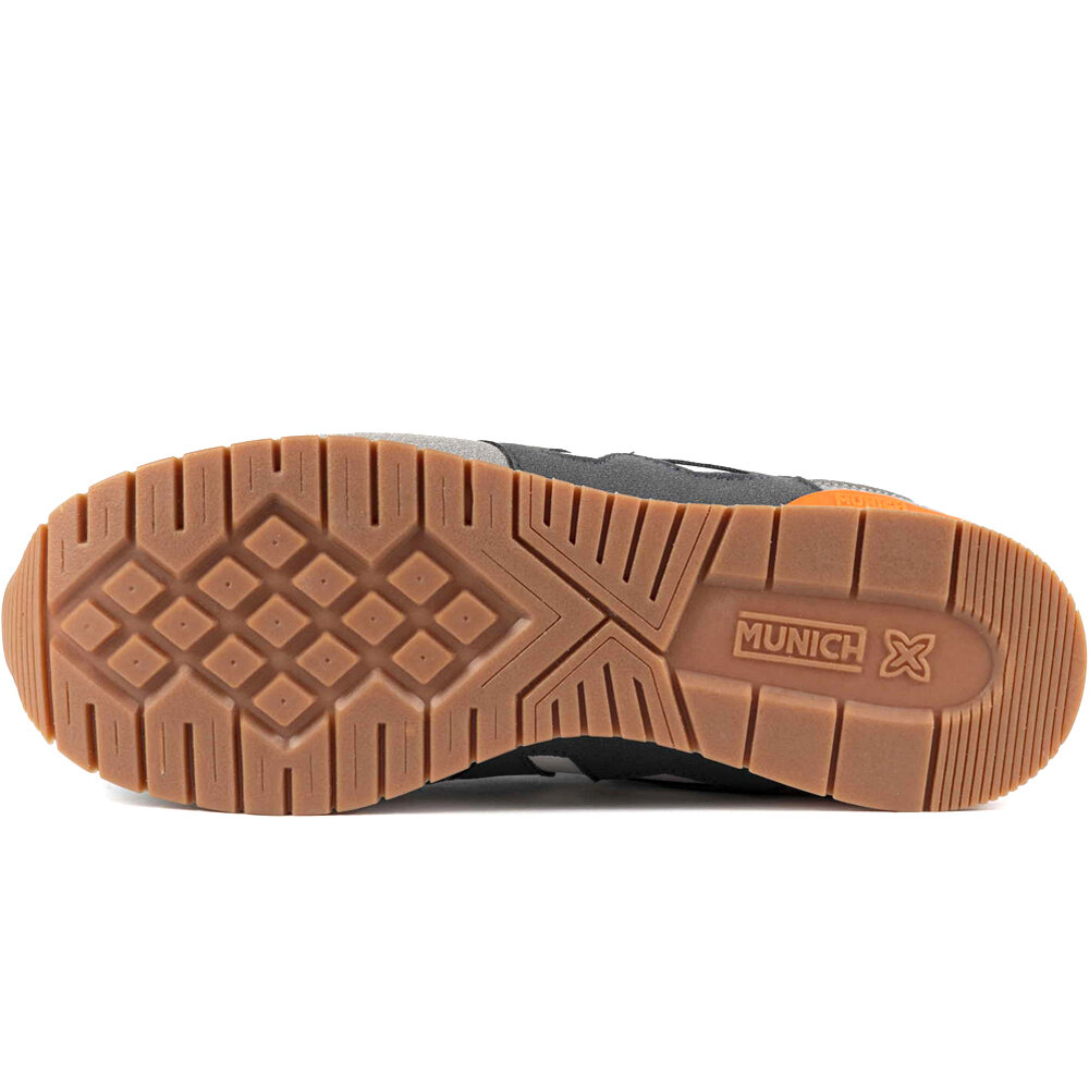 Munich zapatilla moda hombre DASH 251 GRIS puntera