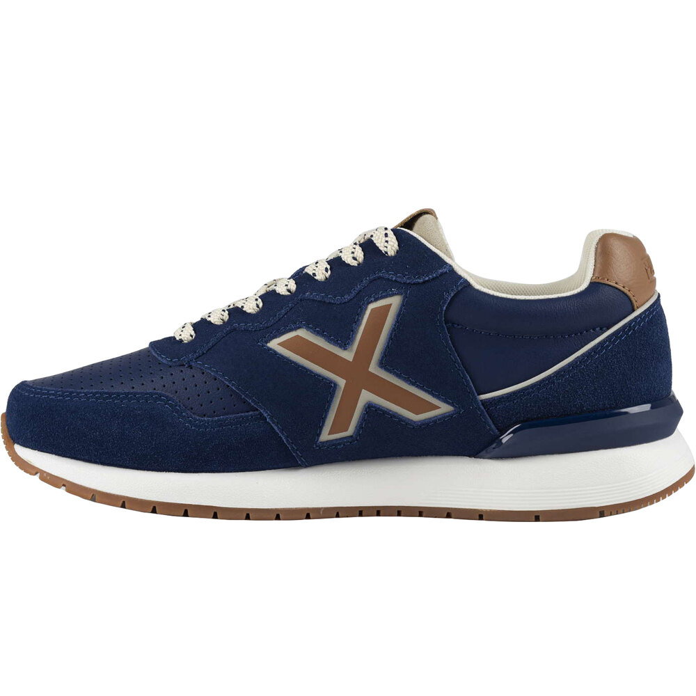 Munich zapatilla moda hombre DASH PREMIUM 253 AZUL lateral interior