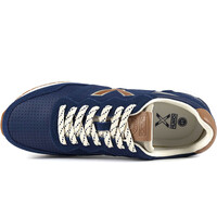 Munich zapatilla moda hombre DASH PREMIUM 253 AZUL vista trasera