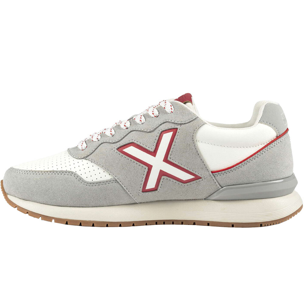 Munich zapatilla moda hombre DASH PREMIUM 256 BLANCO lateral interior